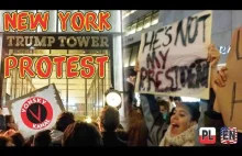 Protest pod TRUMP Tower w Nowym Jorku - RELACJA
