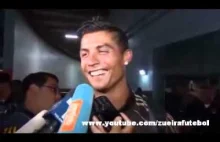 Cristiano Ronaldo poprawia dziennikarza, który źle wymawia nazwisko