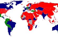 Prostytucja na świecie- status prawny (mapa)