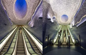 Galeria 9 najbardziej imponujących stacji metra w Europie.