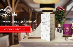 Ewa & Przyjaciele - rusza strona internetowa PiSowskiej restauracji, bogate menu