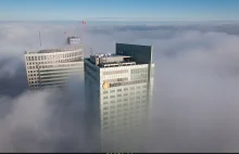 Warszawa ponad mgłą