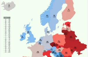 Czy Polacy to rasiści? Ta mapa pokazuje najbardziej rasistowskie kraje.