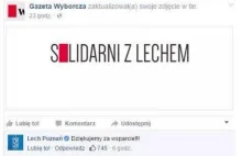Gazeta Wyborcza solidaryzuje się z Lechem