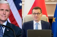 Morawiecki i Pence rozmawiali o Nord Stream 2