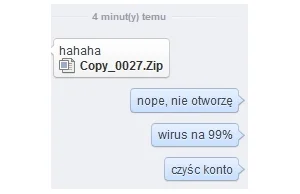Hahaha wirus na Facebooku — nie otwierajcie załączników ZIP z wiadomości...