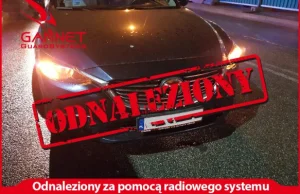 Mazda 6 skradziona w Warszawie zlokalizowana w... 2 minuty.