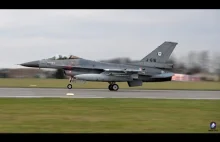 Pożegnanie holenderskiego F-16 w 22. BLT w Malborku
