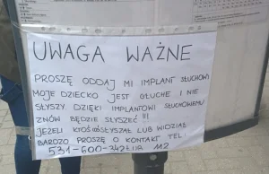 3-letnia Emilka zgubiła implant słuchowy. Ktoś go znalazł i nie che oddać.