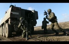Polish Army In Action During Intense Combat Firefight Assault Training...
