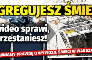 Segregujesz śmieci? W Warszawie nagrano jak wszystko i tak jest mieszane