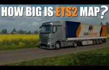 Jak duża jest mapa ETS 2 ?