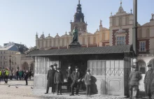 Tramwaje na Rynku Głównym - Dawno temu w Krakowie