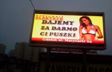 Reklama hurtowni w Gdańsku.
