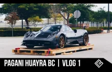 "Unboxing" i dostawa Pagani Huayra