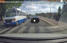 VIDEO | Jechał samochodem po chodniku by ominąć korek - grożą mu trzy lata...