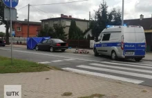 BMW dwukrotnie przejechało po rowerzyście. 65-latek zginął na miejscu