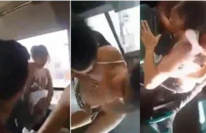 Grupa nastolatków molestuje kobietę w autobusie. Nikt nie reaguje [WIDEO]