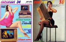 Jugosłowiańska okładka czasopisma komputerowego 1980s-90s