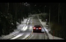 Norwegia - Energooszczędne lampy uliczne z radarami i przyciemnianiem
