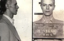 David Bowie - mugshot jak reklama Armaniego :)