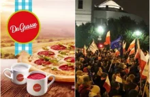 Pizzeria Da Grasso z Ochoty wysyła darmowe pizze dla protestujących pod sejmem.