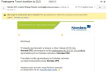 Kradzież OFE i próba wyłudzenia poprzez mailing z Nordea Polska?