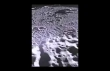 Nagranie powierzchni Księżyca z wysokości 10 km
