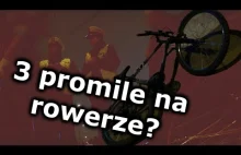 Pijany rowerzysta donosi sam na siebie