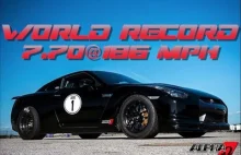 Alpha Omega Resets GT-R ¼ Mile Record: 7.70@186mph!