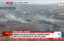Hezbollah atakuje terytorium Izraela, Izrael bombarduje południowy Liban