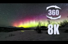 Droga Mleczna i Aurora w 360° jakości 8K