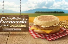 Od jutra McMuffin Farmerski w McDonald’s za darmo – sprawdzamy regulamin...