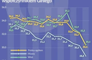 Maleją różnice w dochodach Polaków