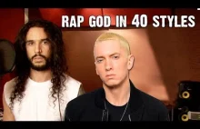 Eminem - Rap God zagrany w 40 odmiennych popularnych muzycznych stylach