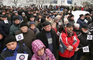 Skandaliczne słowa na esbeckim proteście.