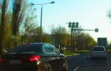 BMW, przejście dla pieszych, podwójna ciągła, skrzyżowanie
