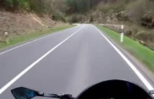 Motocyklista o mały włos nie ginie w wypadku