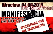 Wszystkich nas nie zamkniecie - relacja z manifestacji we Wrocławiu