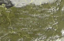 Dziwne smugi na radarach meteorologicznych nad Polską