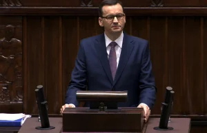 Morawiecki złożył wniosek o wotum zaufania dla rządu