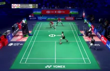 Jedna z najlepszych wymian w badmintonie