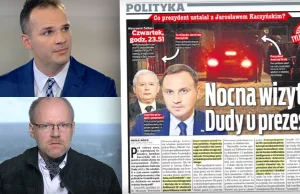 Prezydent Andrzej Duda z nocną wizytą u szefa PiS. "To sensacja"