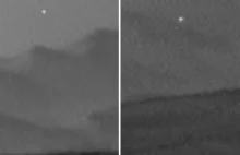 Łazik Curiosity kolejny raz sfotografował dziwne światło nad powierzchnią Marsa