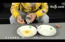 Jak szybko oddzielić żółtko przy rozbijaniu jajka