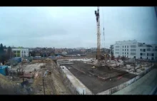 Budowa Warszawa ul.Aluzyjna - ok 8 godzin pracy w 16 minut.