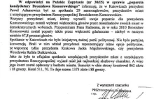 Prezydent Gdańska "służbowo" poparł Komorowskiego, a podatnicy zapłacili 1400 zł