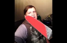 EXPERIMENT Glowing 1000 degree KNIFE VS My Face