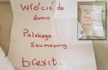 BrExit efekt: "Go home Polish scum" - kolejny rasistowski list - Bournemouth