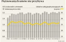 Gdzie ta plaga 'śmieciówek'?